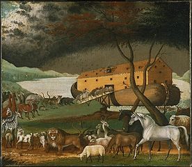Noah's Ark, (1846),  Edward Hicks  (1780 –1849 Philadelphia Museum of Art 