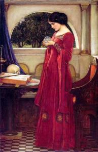 The Crystal Ball John William Waterhouse - 1902 Wikipedia.org
