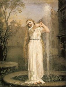 Undine - 1872 John William Waterhouse (1849 - 1917) Wikimedia Commons