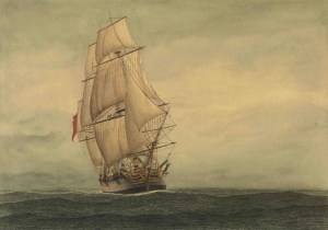 The Lady Penrhyn convict transport ship Gooreen collection Wikimedia Commons