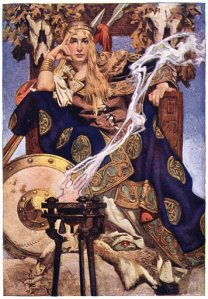 Queen Maev - 1911 Joseph Christian Leyendecker (1874-1951) Creative commons