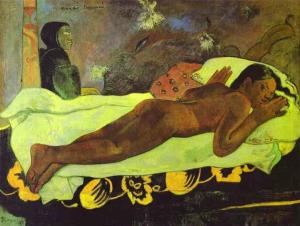 The Spirit of the Dead watches - 1892 Paul Gauguin (1848-1903) Albright Knox Art Gallery, Buffalo, New York Wikimedia Commons 