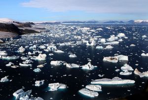 Icebergs, Cape York, Greenland Wikipedia.org