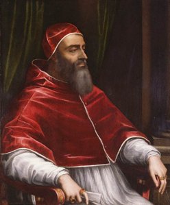 Pope Clement VII  - (Giulio di Giuliano de'Medici) by Sebastiano del Piombo - circa 1531