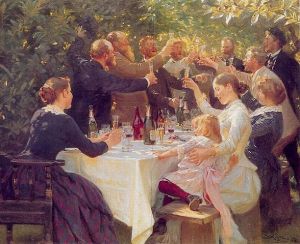 Hip, hip, hurra! Kunstnerfest på Skagen 1886 Peder Severin Krøyer (1851–1909) Gothenburg Museum of Art
