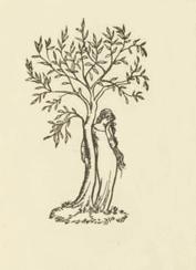 Wood Engraving by Elinor Monsell, on title page of 'Twenty One Poems' by Katherine Tynan, Dun Emer Press 1907 Wikimedia Commons