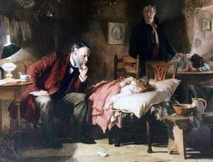 The Doctor - 1891 Luke Fildes (1843–1927) Wikimedia Commons