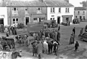 The Square, Kinvara c. 1950 Cresswell Archives