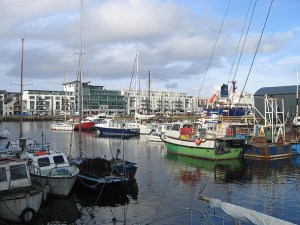 "Galway Harbour 2007" by Photo: Sulmac Wikimedia Commons