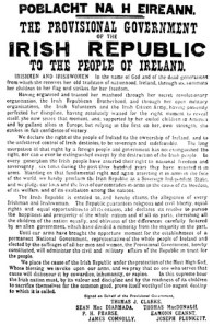 Easter Proclamation - 1916 Jtdirl: Wikimedia Commons