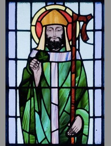 Kilbennan St. Benin's Church Window St. Patrick Detail Andreas F. Borchert. Wikimedia Commons