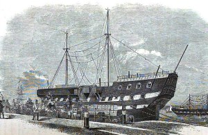 HMS Warrior - Prison Ship Mayhew, Henry and Binny John. The Criminal Prisons of London, and Scenes of Prison Life, Volume 3 of The Great Metropolis, Griffin, Bohn, and Company, 1862,  Wikimedia Commons