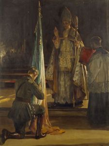 Blessing of the Colours John Lavery, 1922. Wikimedia Commons