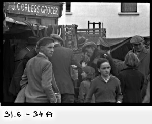 Fair Day, Kinvara c1950s Cresswell Archives