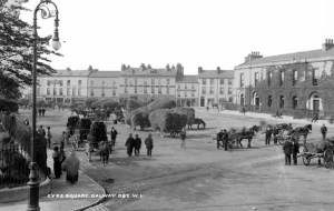 Eyre Square, Galway c.1897 National Library of Ireland Wikimedia Commons