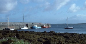 Ballyvaghan Harbour and Pier Photo: Dr Charles Nelson Wikimedia commons.