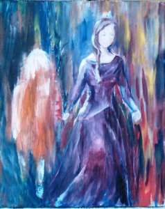 Spirit Child Acrylic on canvas EO;D