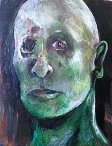 Balor Acrylic on board 10" x 8' EO'D