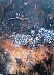 Droch Fhola Acrylic on Canvas  12" x 16" EO'D