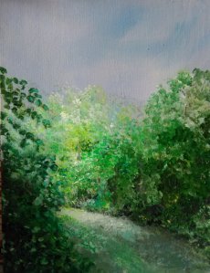 In this neighbourhood Acrylic on board EO'D