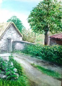 The Cottage Acrylic on Canvas EO'D